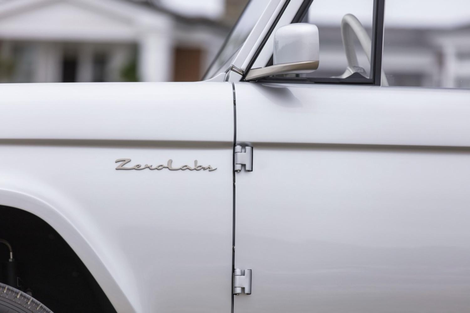 1972 Ford Bronco Zero Labs DEV001 Electric Vehicle