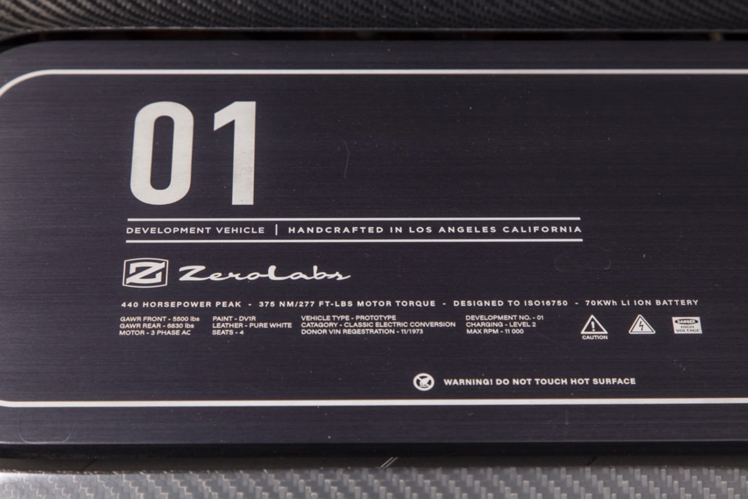 1972 Ford Bronco Zero Labs DEV001 Electric Vehicle