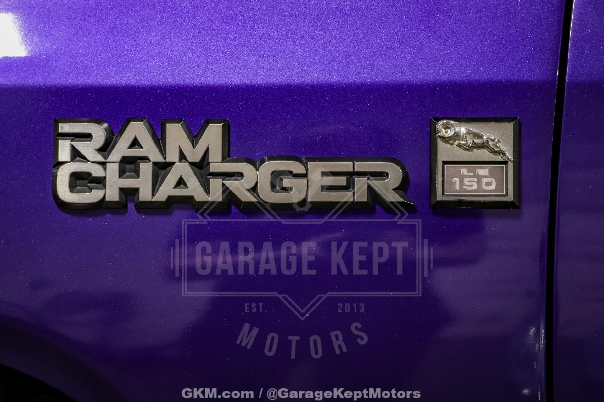 1989 Dodge Ramcharger 150