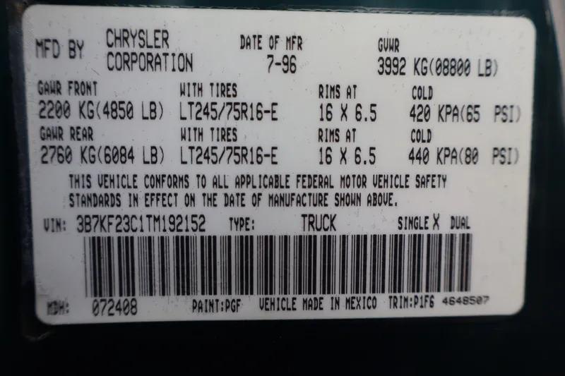 1996 Dodge Ram 2500 ST