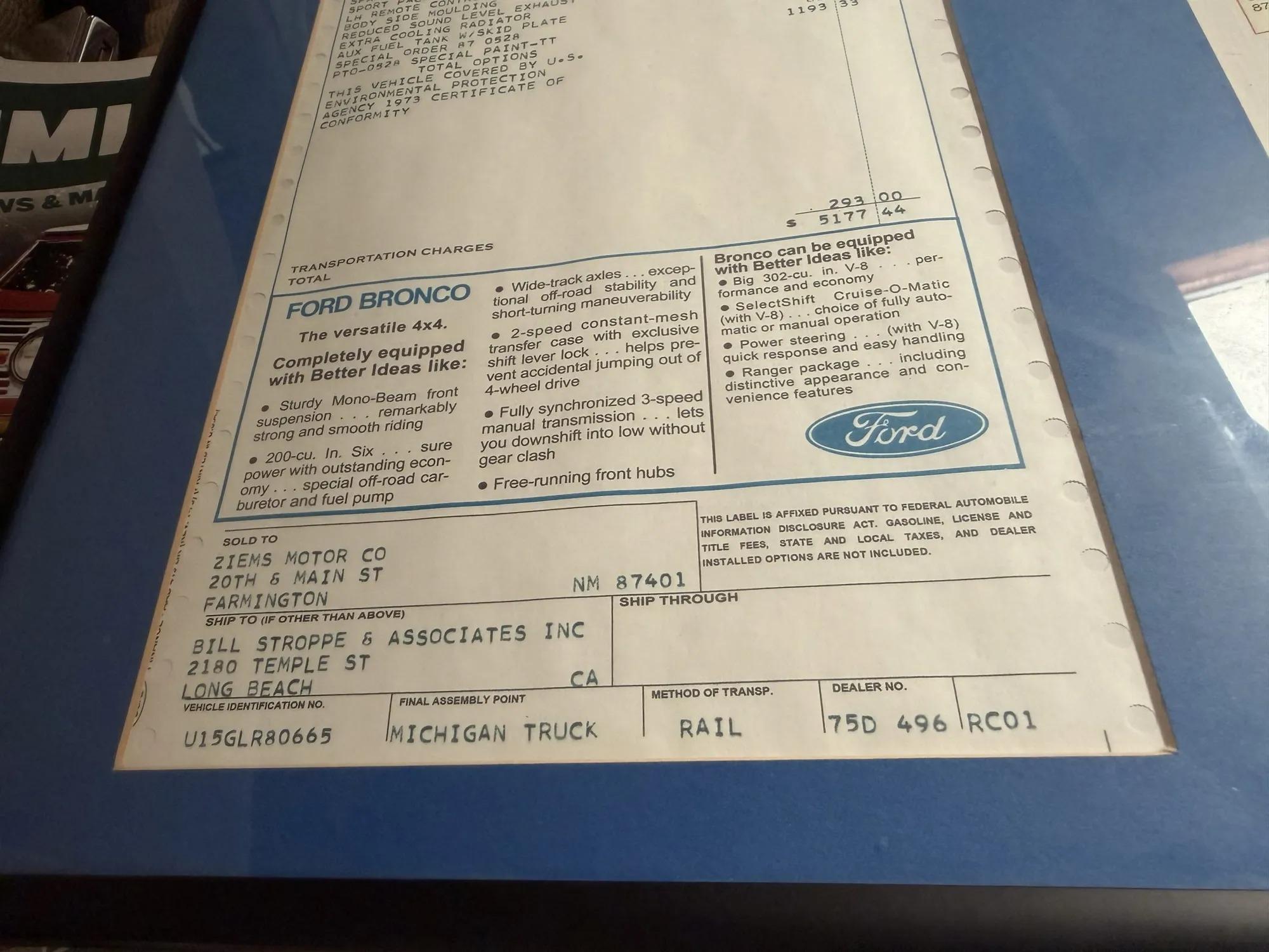 1973 Ford Baja Bronco