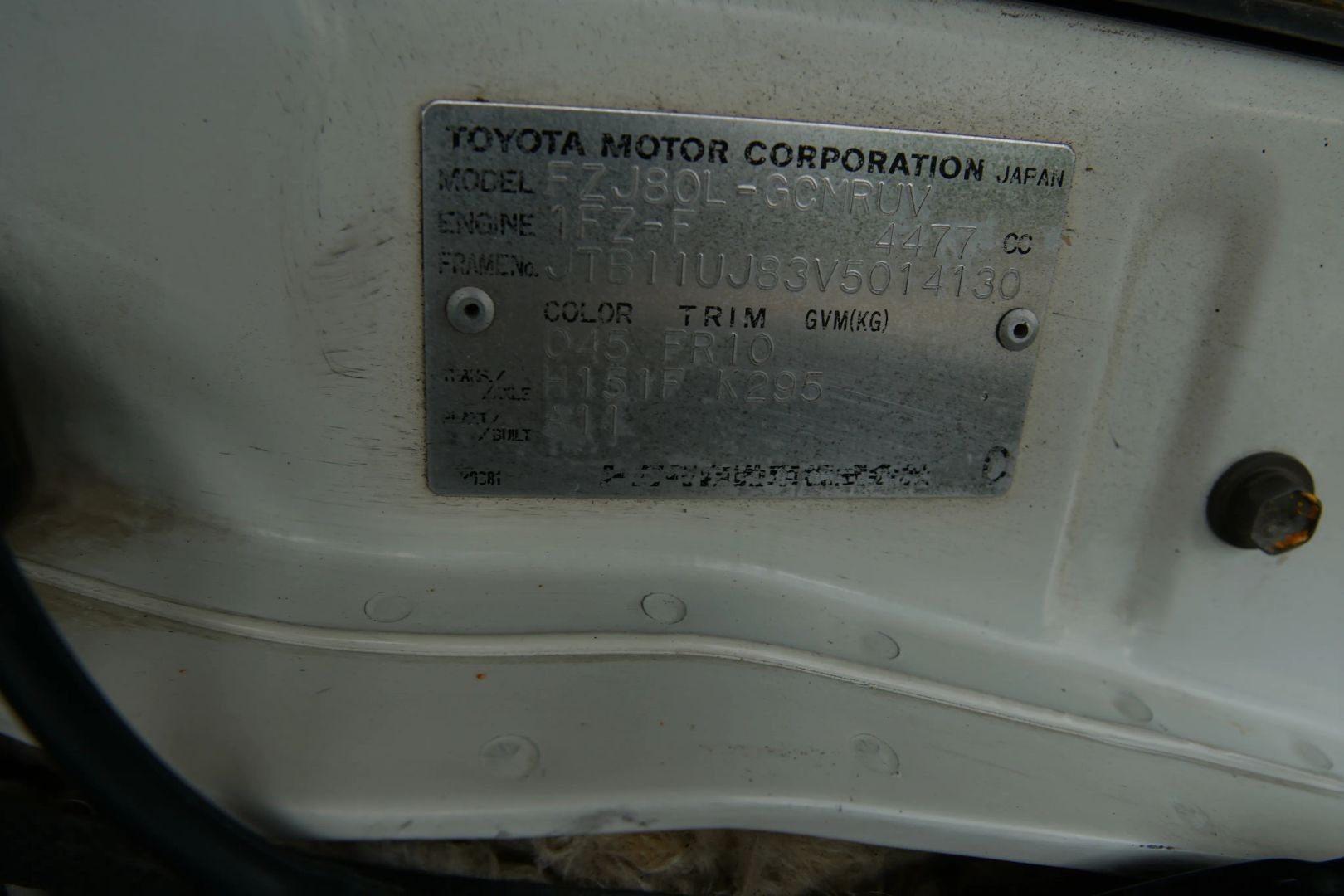 1997 Toyota Land Cruiser FZJ80
