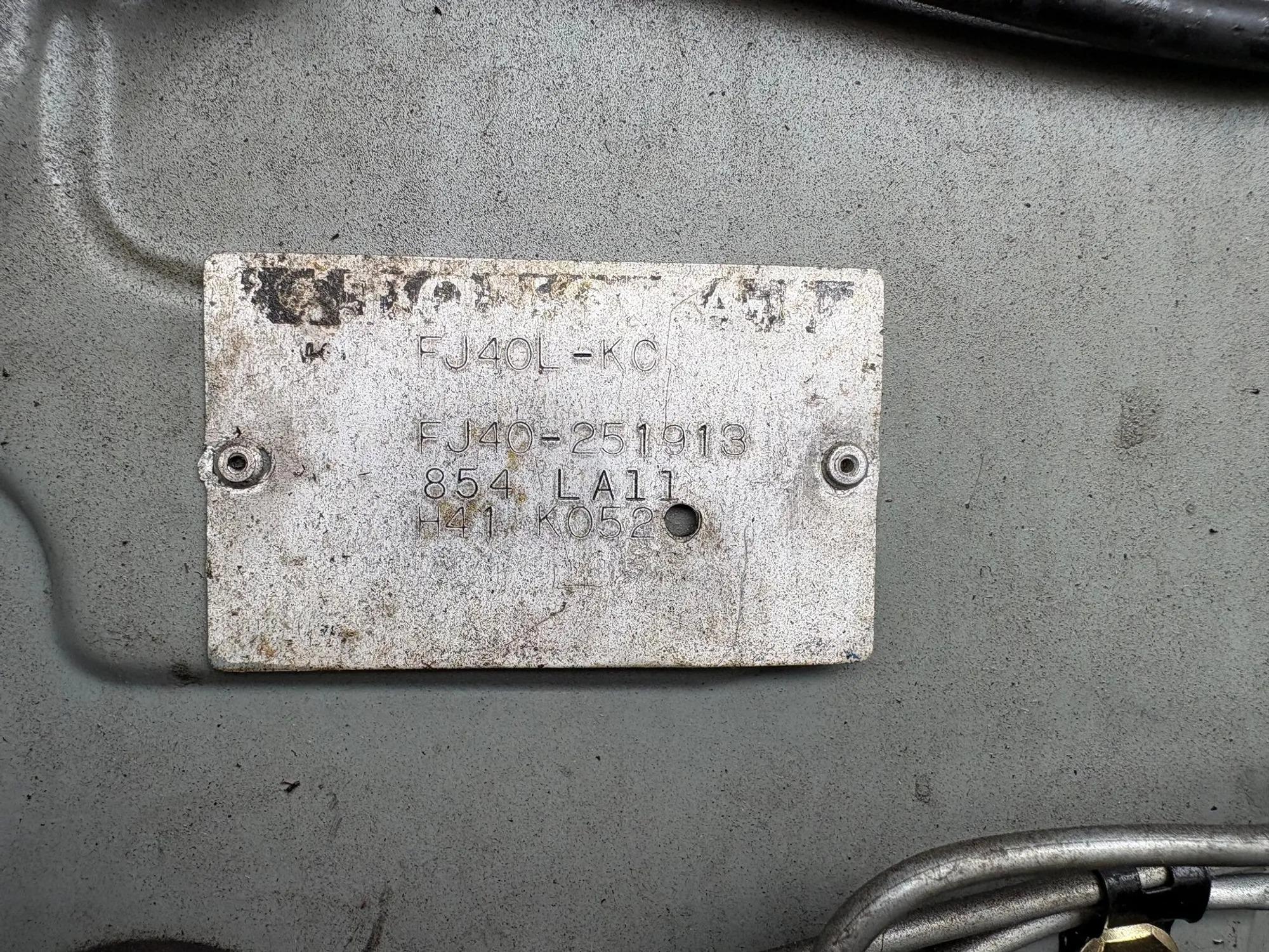 1977 Toyota Land Cruiser FJ40