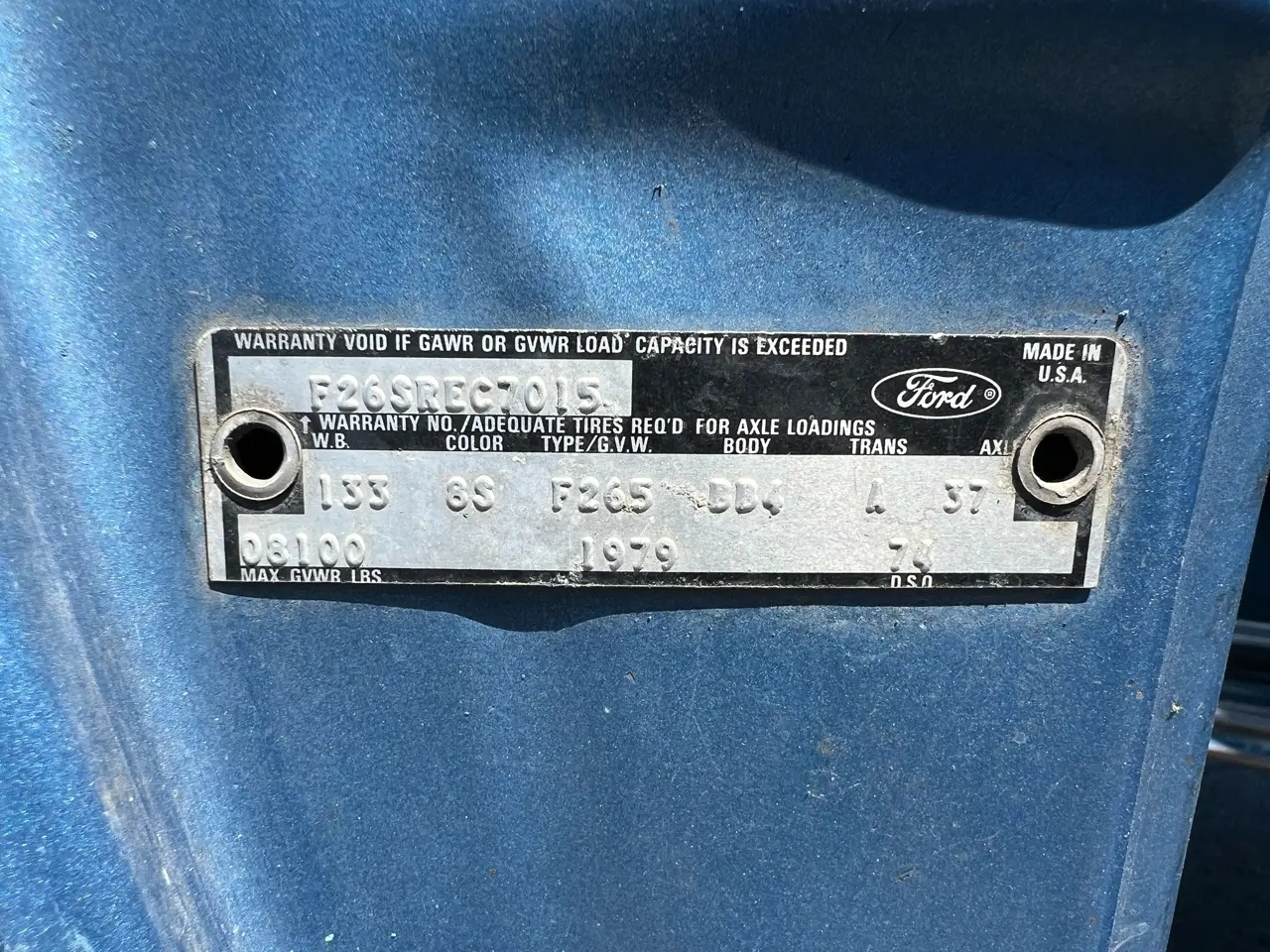 1979 Ford F-250 Ranger