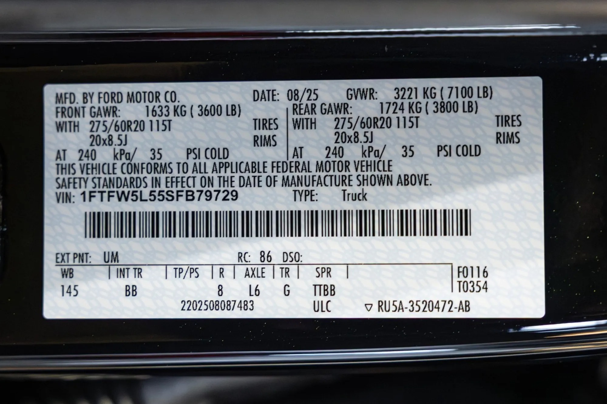 Supercharged 2025 Ford F-150 Shelby