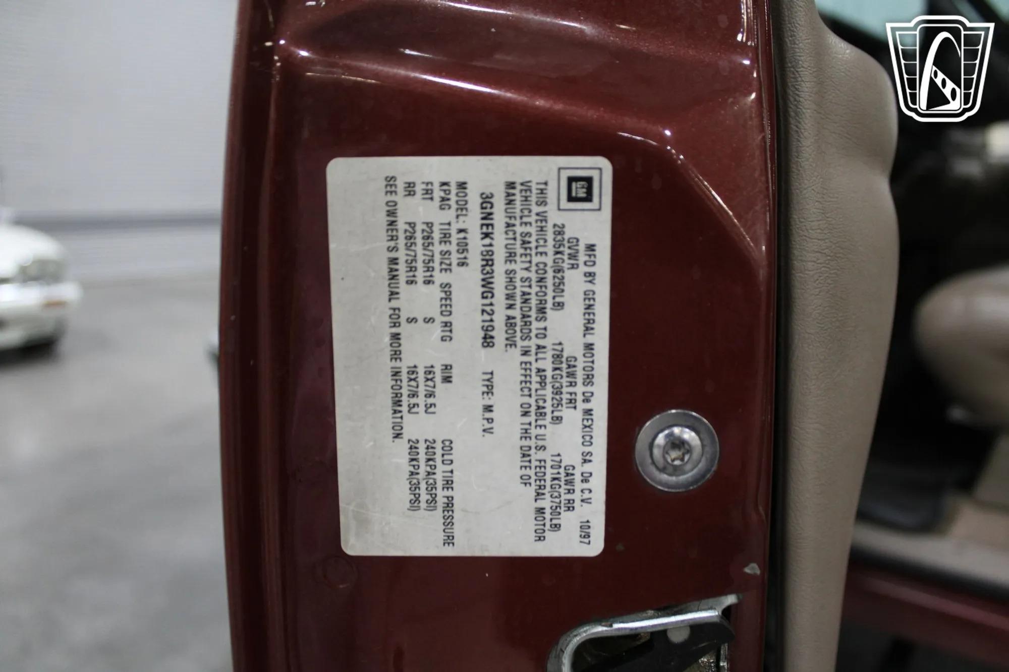1998 Chevrolet Tahoe
