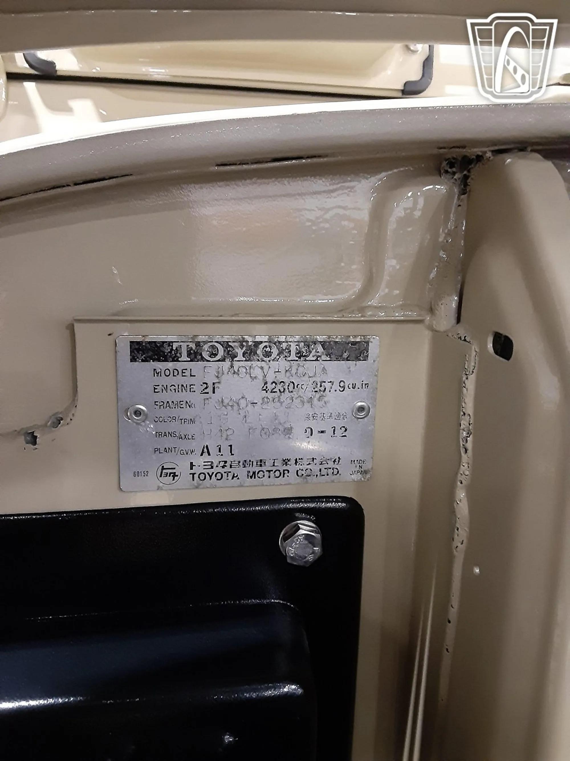 1978 Toyota Land Cruiser FJ40