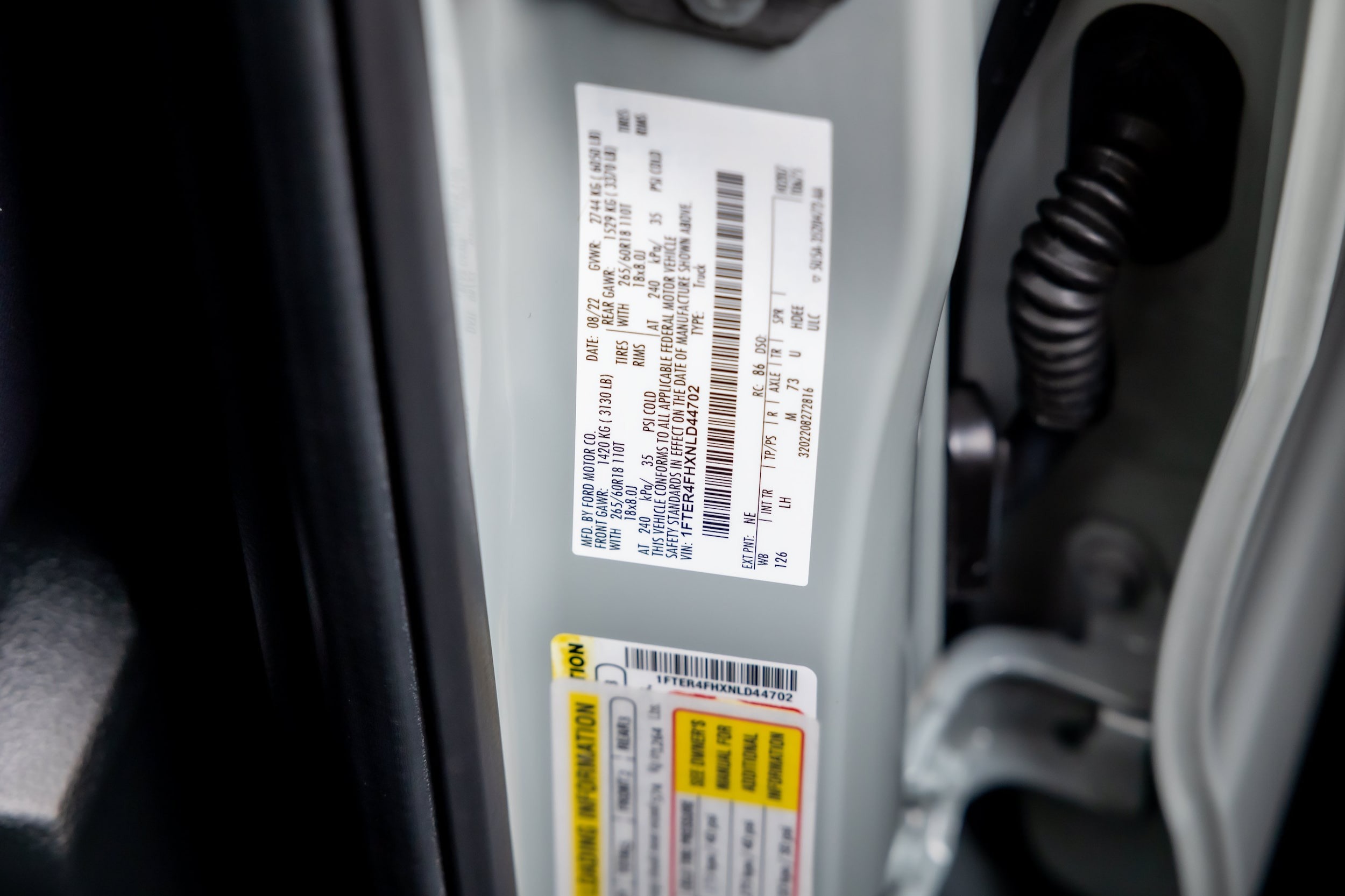 2022 Ford Ranger XLT Black Widow