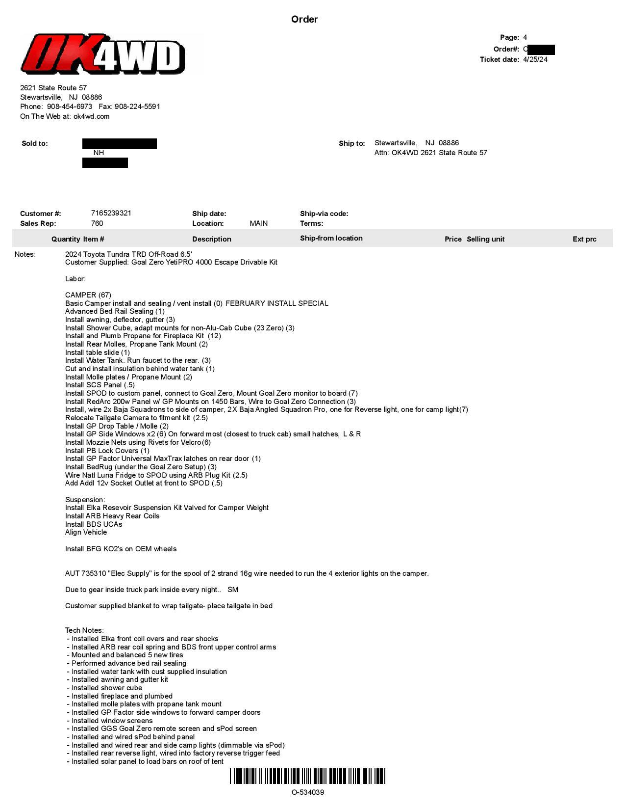 2024 Toyota Tundra Limited Alu-Cab Expedition Build