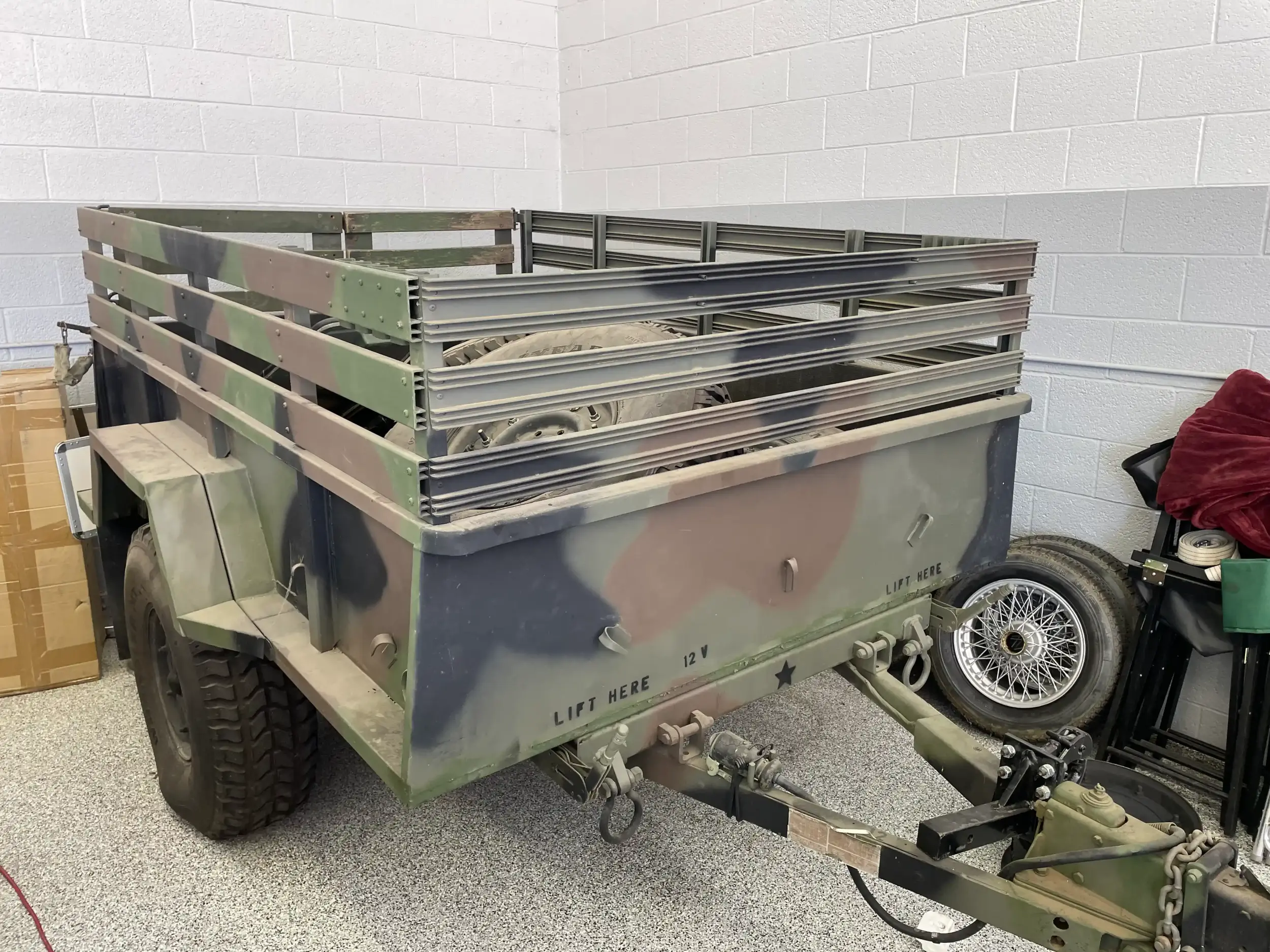 2,559 Mile 1986 AM General Humvee M1026 + Trailer