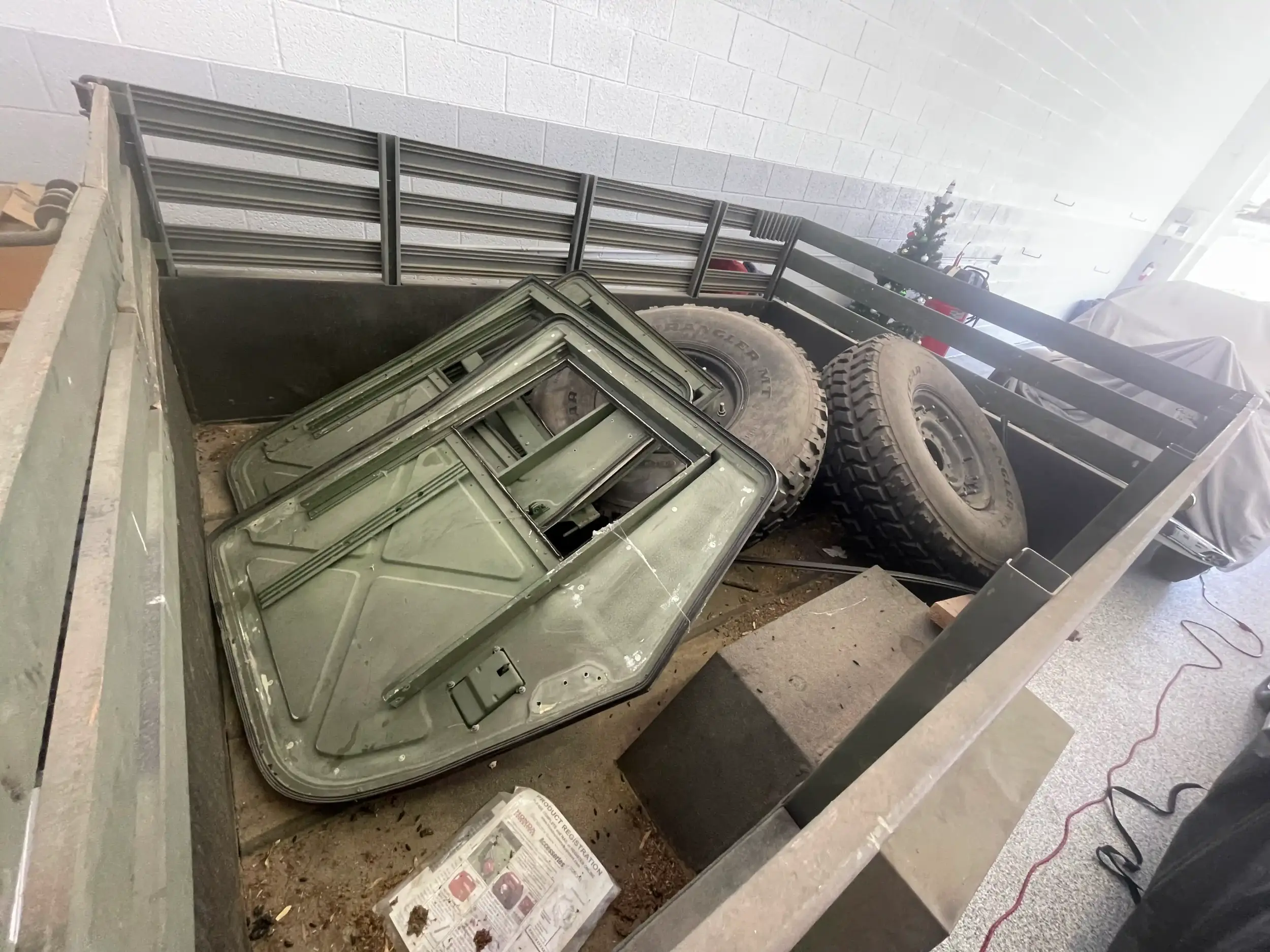 2,559 Mile 1986 AM General Humvee M1026 + Trailer