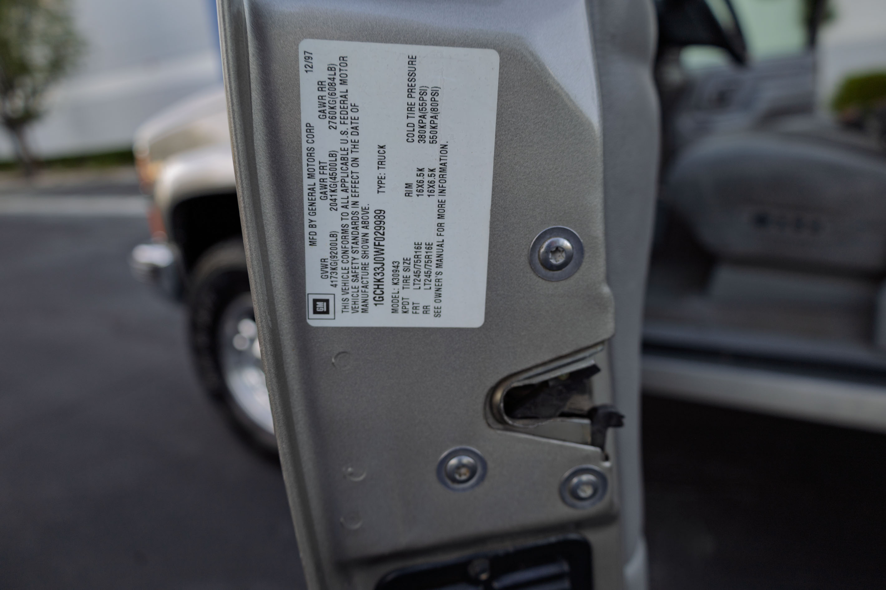 1998 Chevrolet K3500 Silverado Crew Cab 4x4