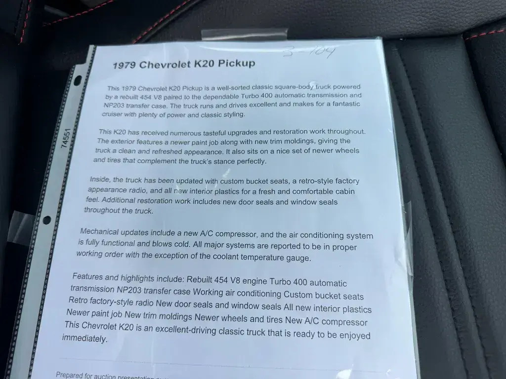 1979 Chevrolet K20 4x4