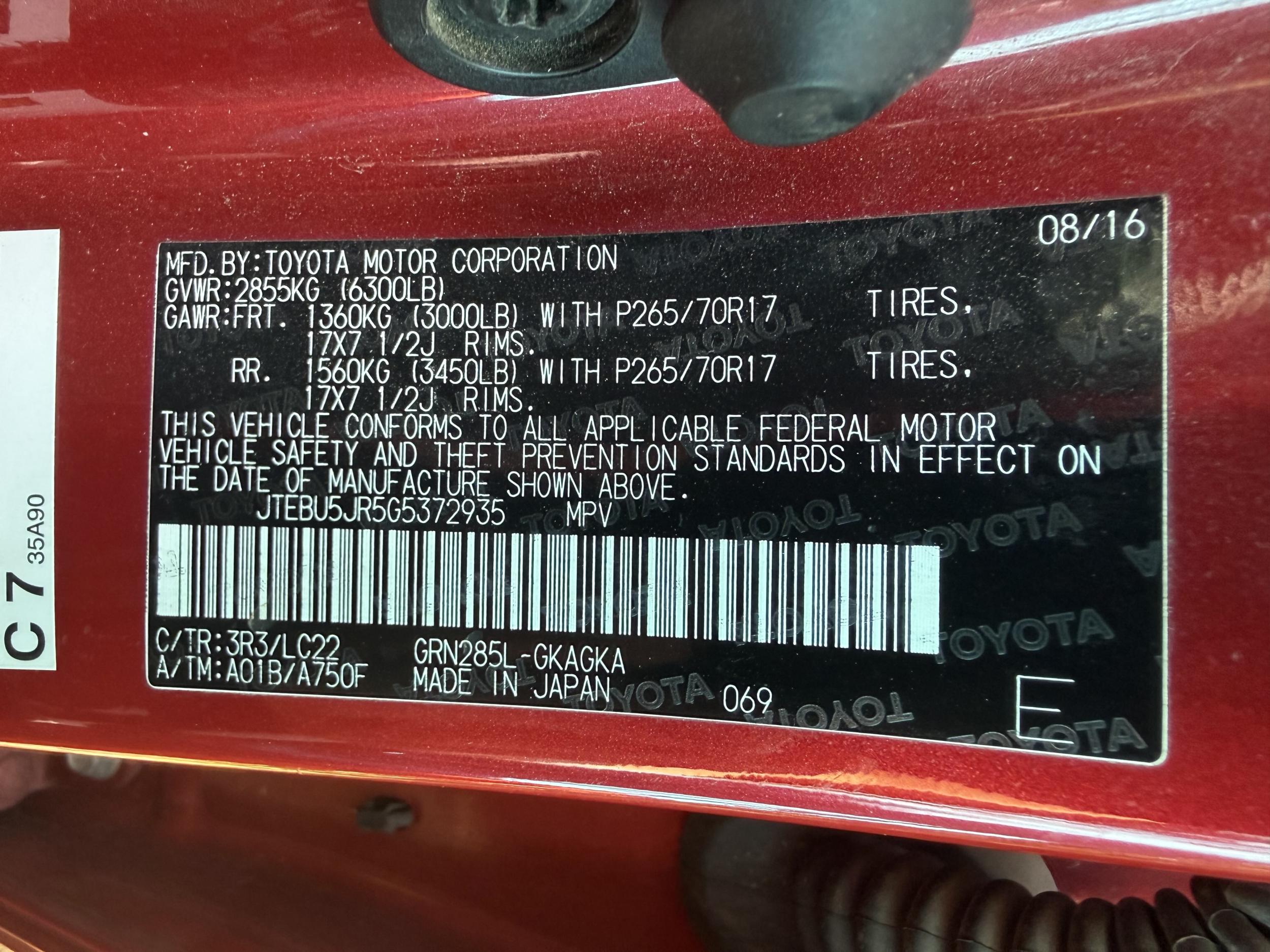 Supercharged 2016 Toyota 4Runner Trail Premium