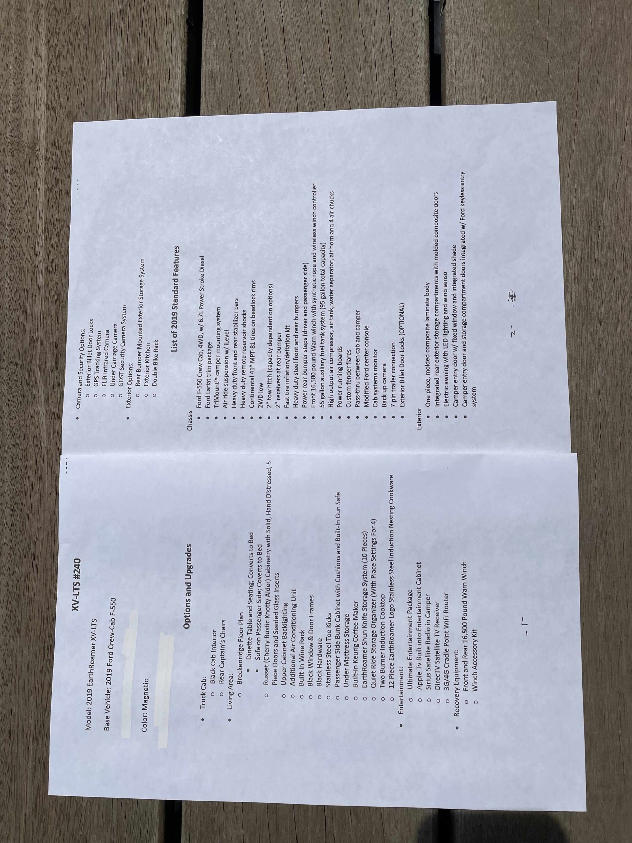 2019 EarthRoamer XV-LTS