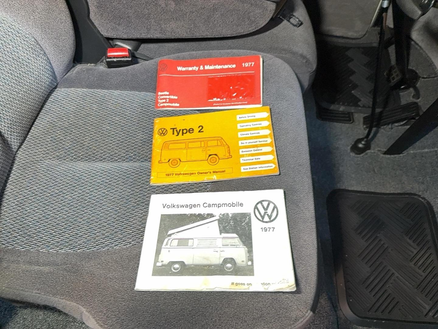 1977 Volkswagen Westfalia Camper Van