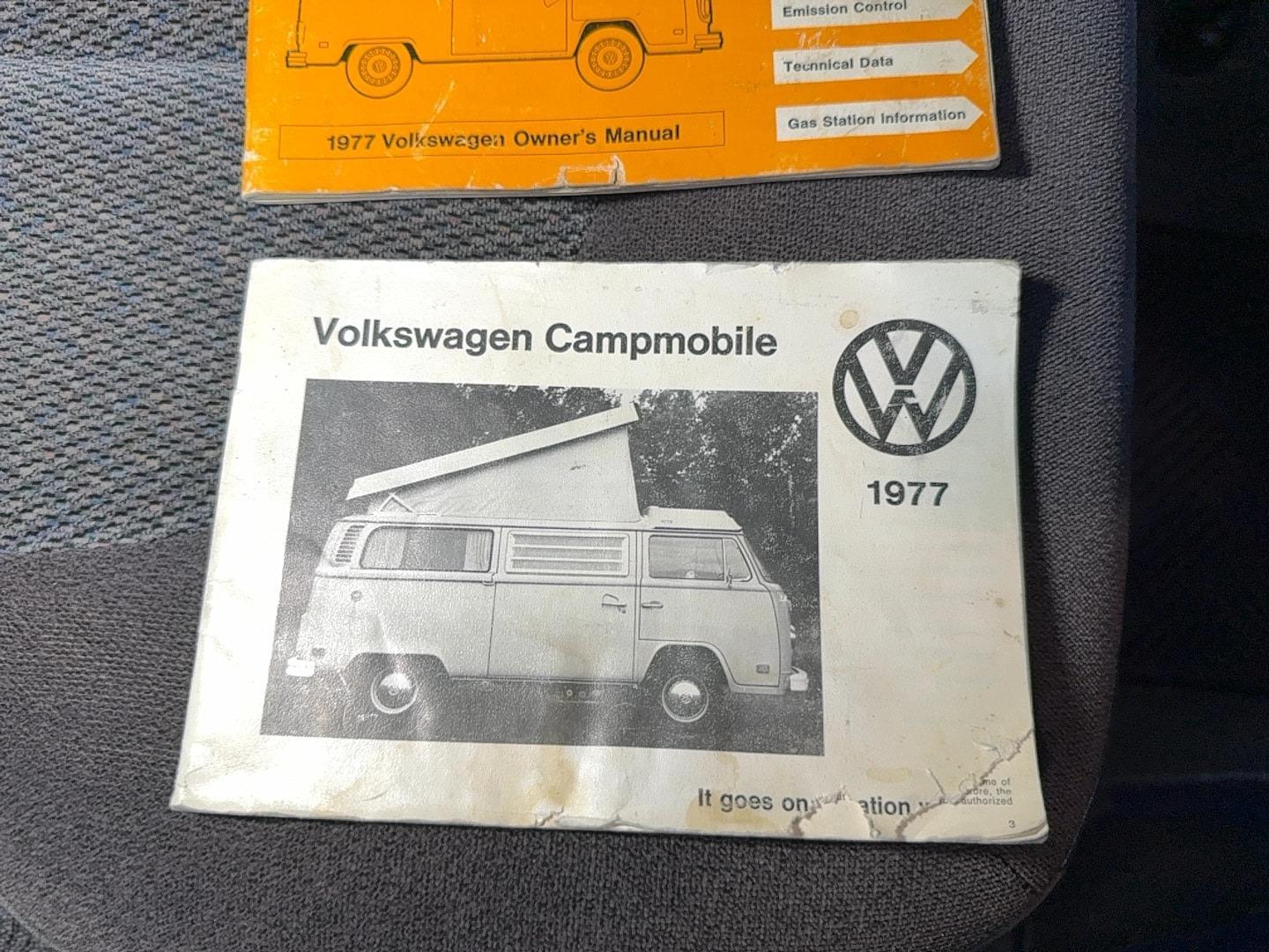 1977 Volkswagen Westfalia Camper Van