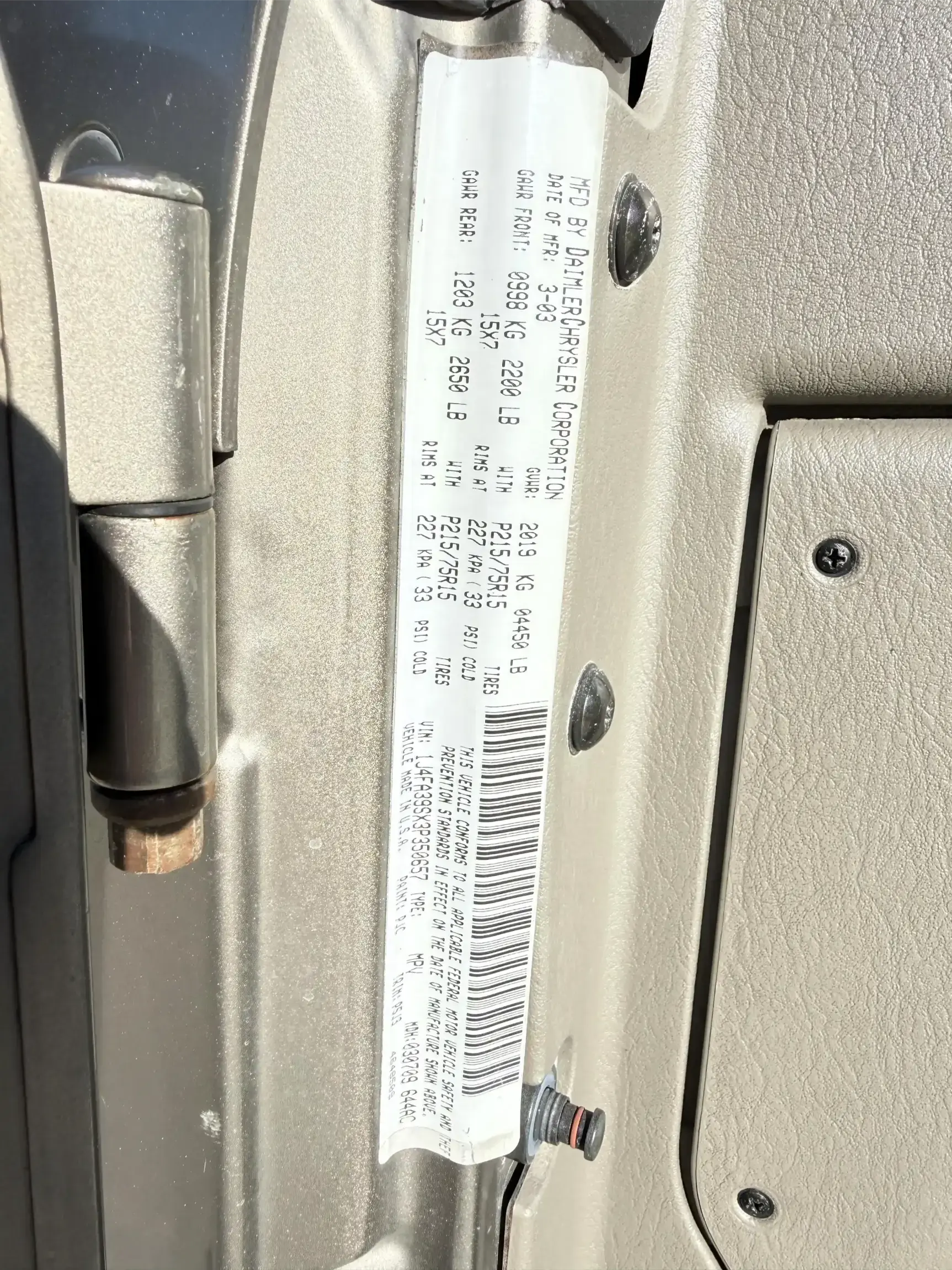 2003 Jeep Wrangler X