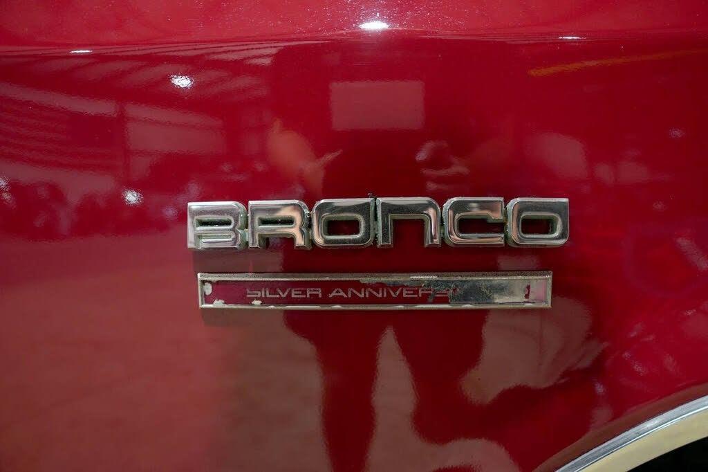 1991 Ford Bronco Silver Anniversary