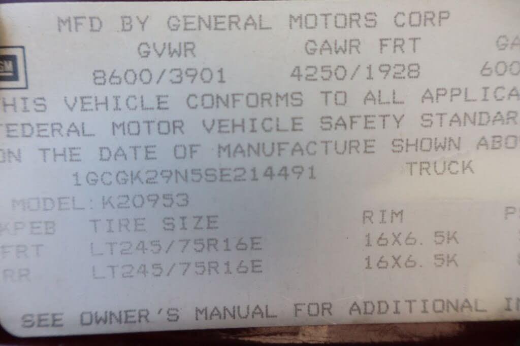 1995 Chevrolet K2500 Cheyenne