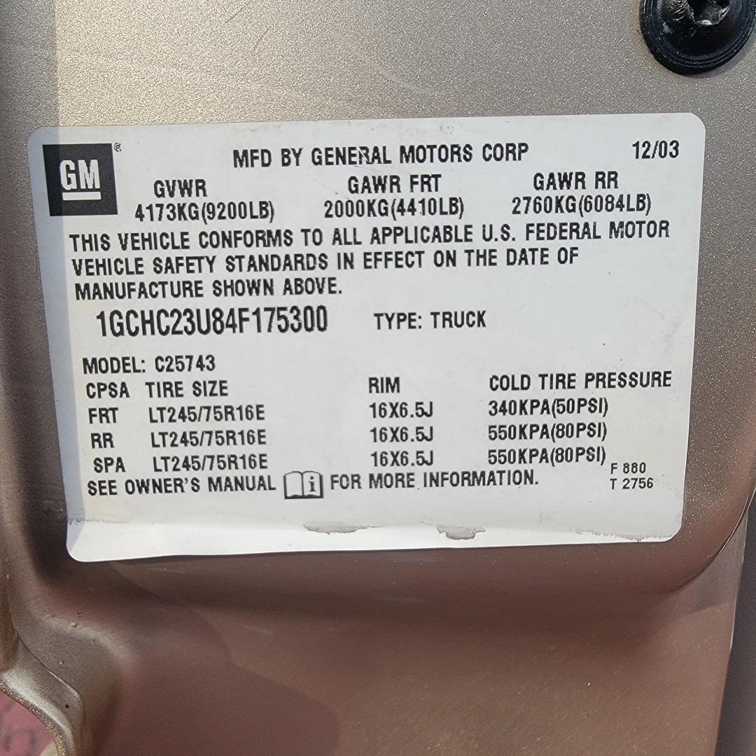 2004 Chevy 2500HD Silverado