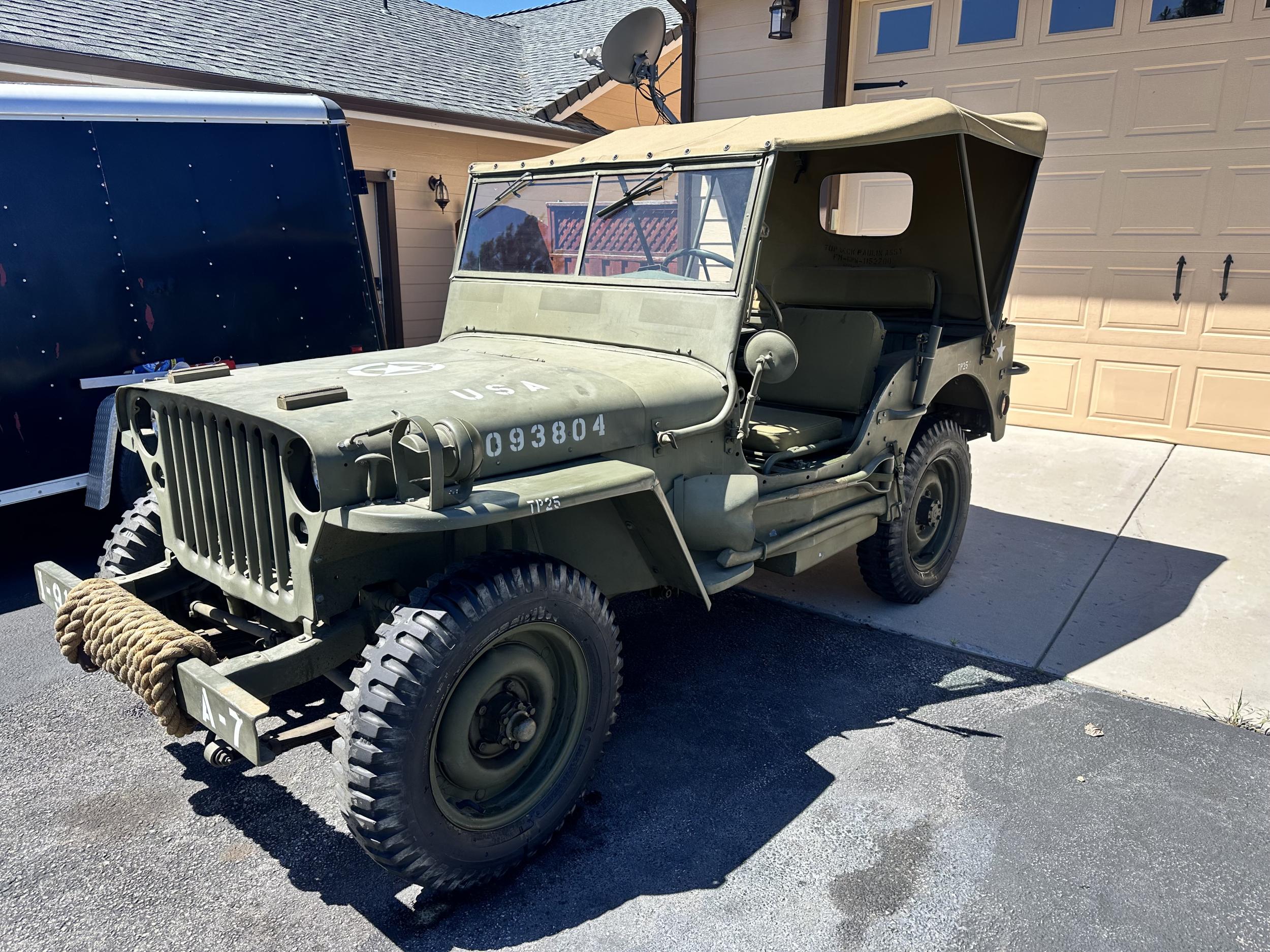 Restored 1943 Willys MB Jeep - 4