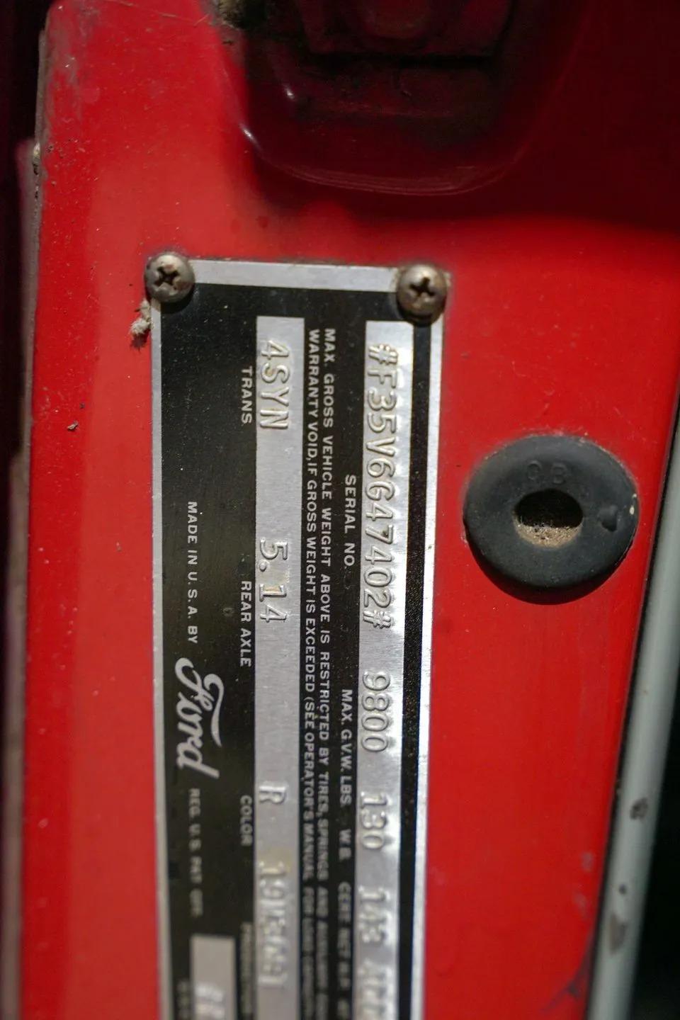 1956 Ford F350 Fire Engine