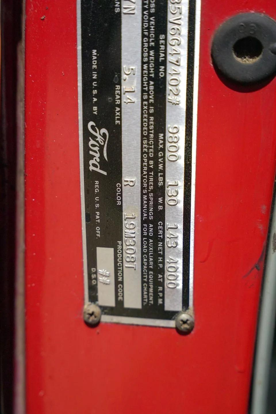 1956 Ford F350 Fire Engine