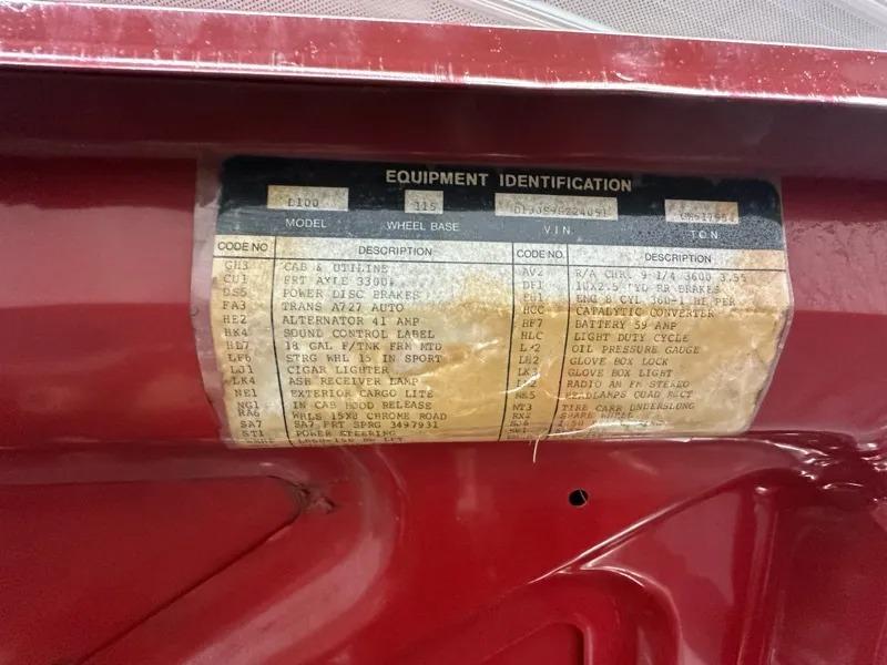 1979 Dodge Li'l Red Express