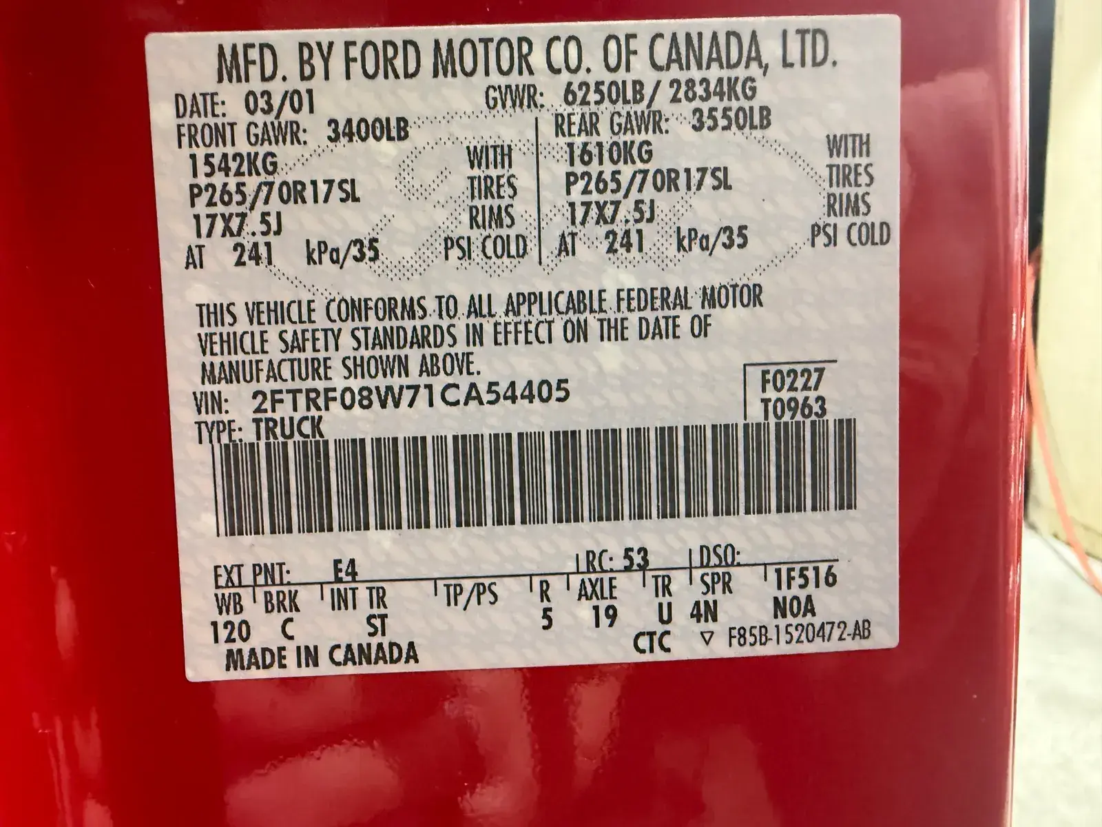 2001 Ford F-150 XLT