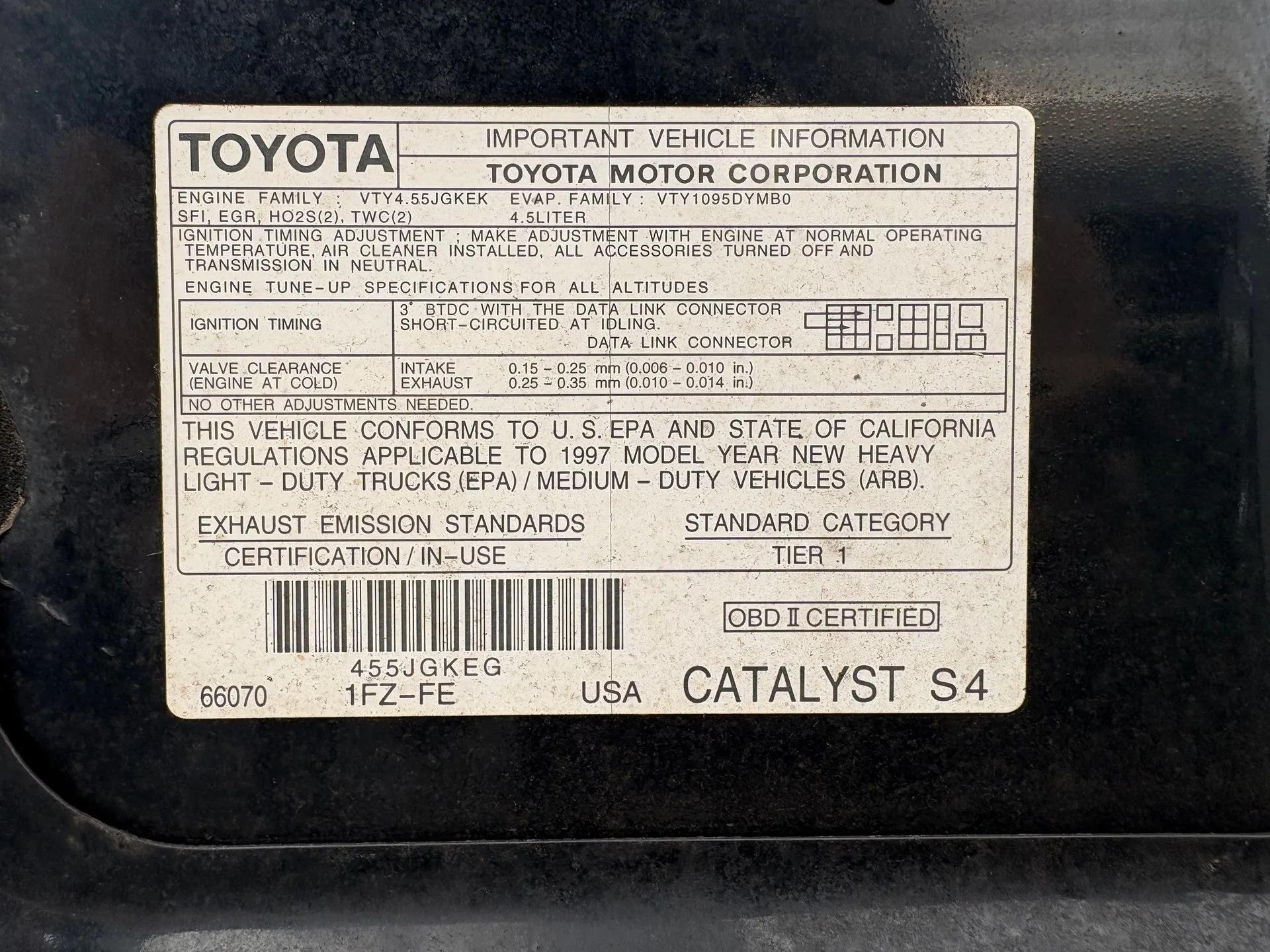 1997 Toyota Land Cruiser