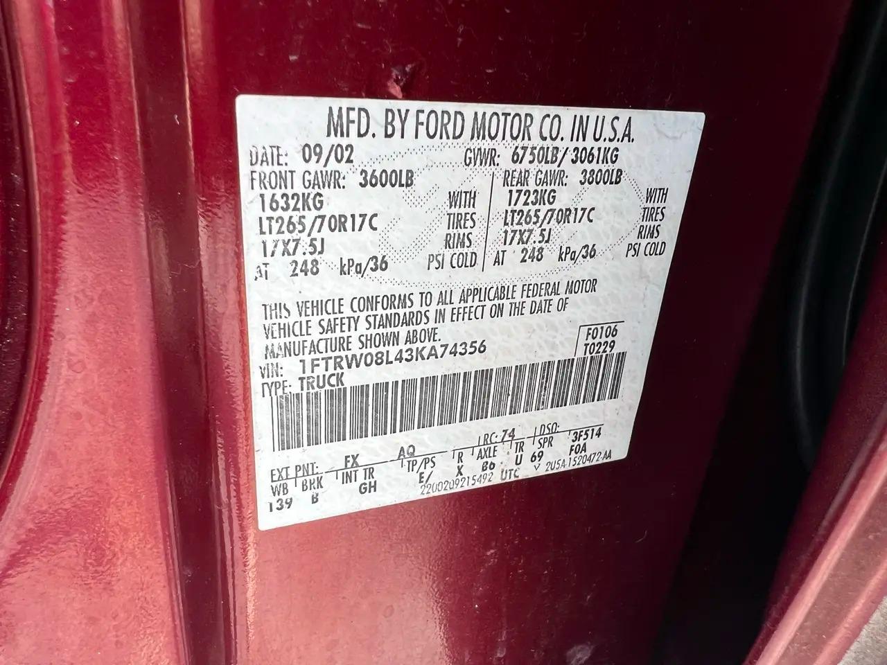 2003 Ford F-150 SuperCrew Lariat