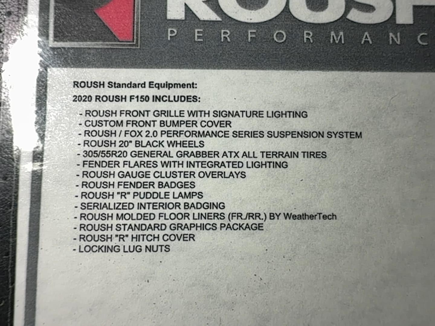 2020 Ford F-150 Roush
