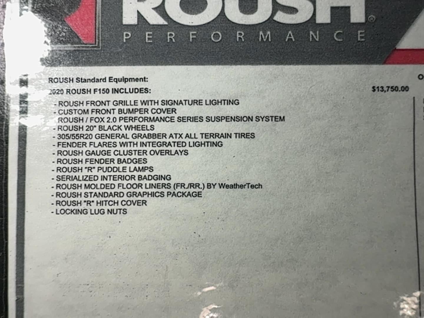 2020 Ford F-150 Roush
