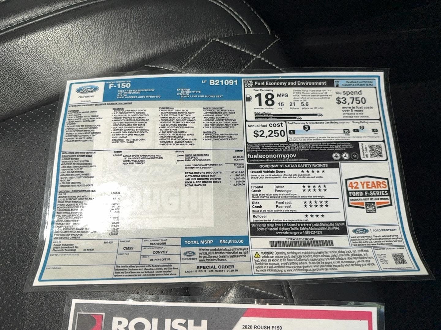 2020 Ford F-150 Roush