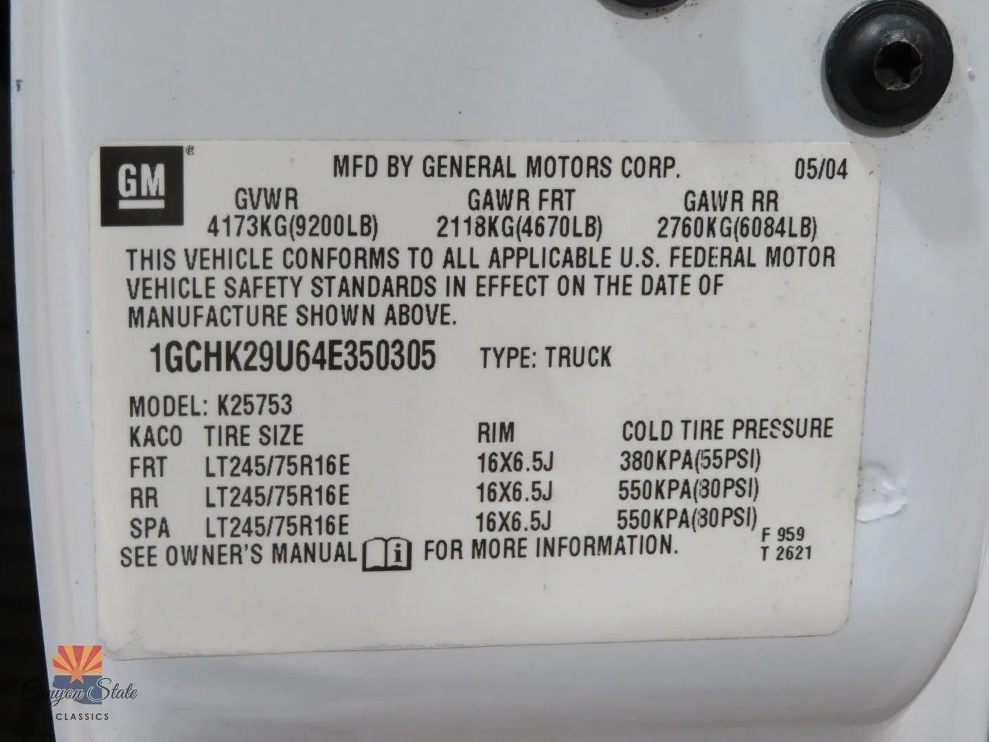 2004 Chevrolet Silverado 2500HD