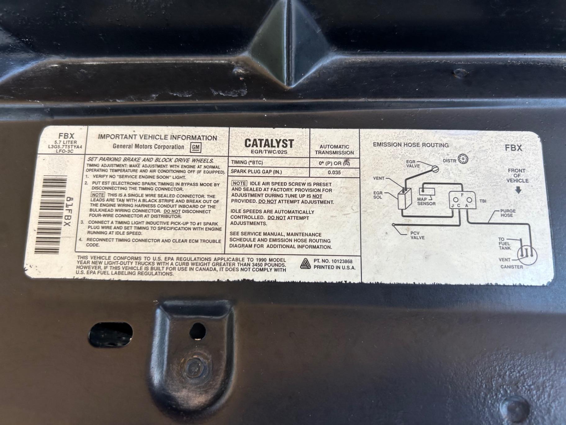 1987 Chevrolet V-10