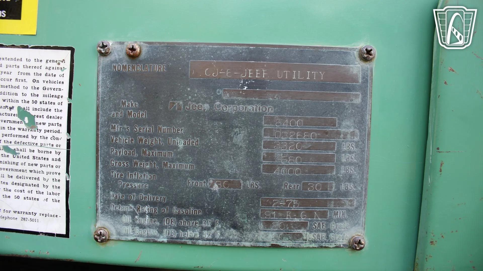 1975 Jeep CJ-6