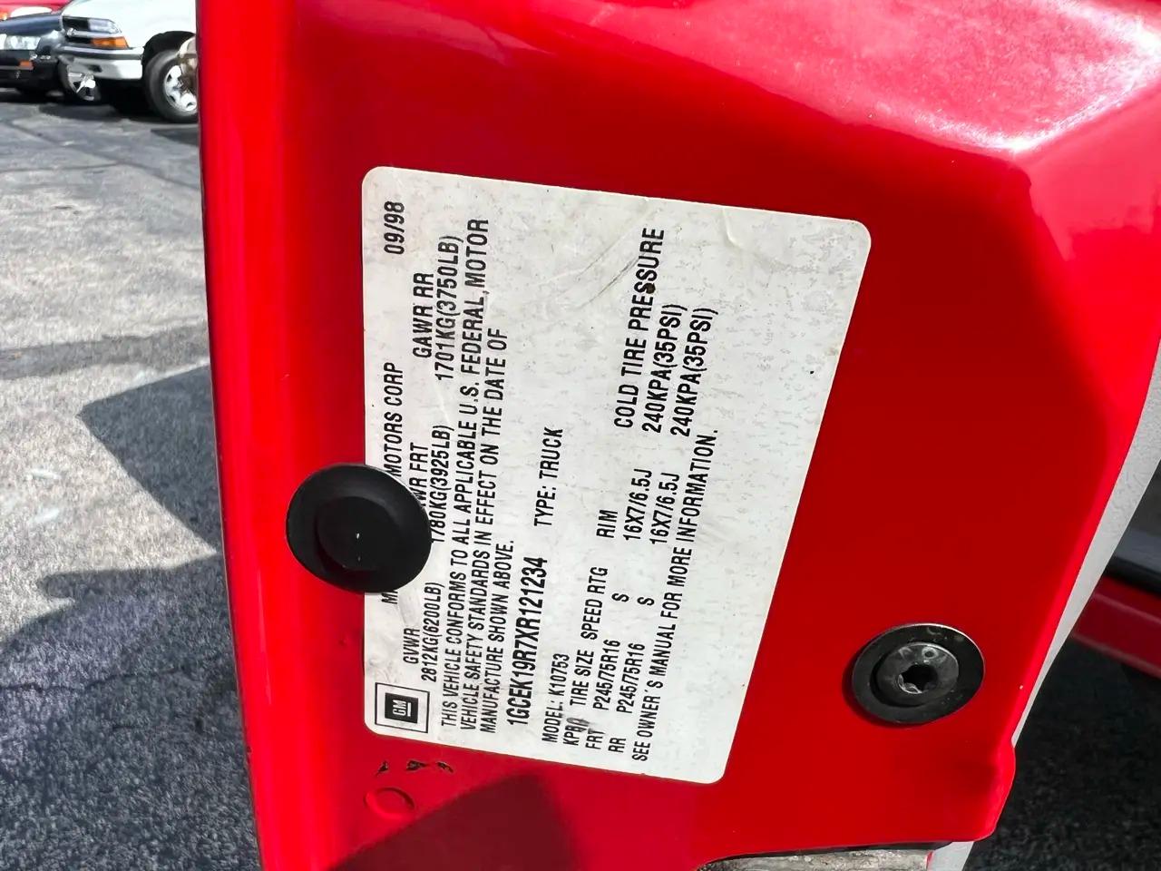 1999 Chevrolet K1500