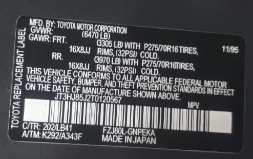 Overland-Built 1996 Toyota Land Cruiser