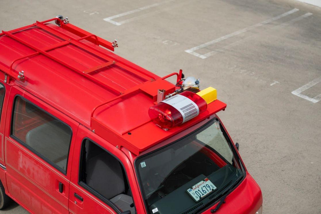 2000 Subaru Sambar Fire Van