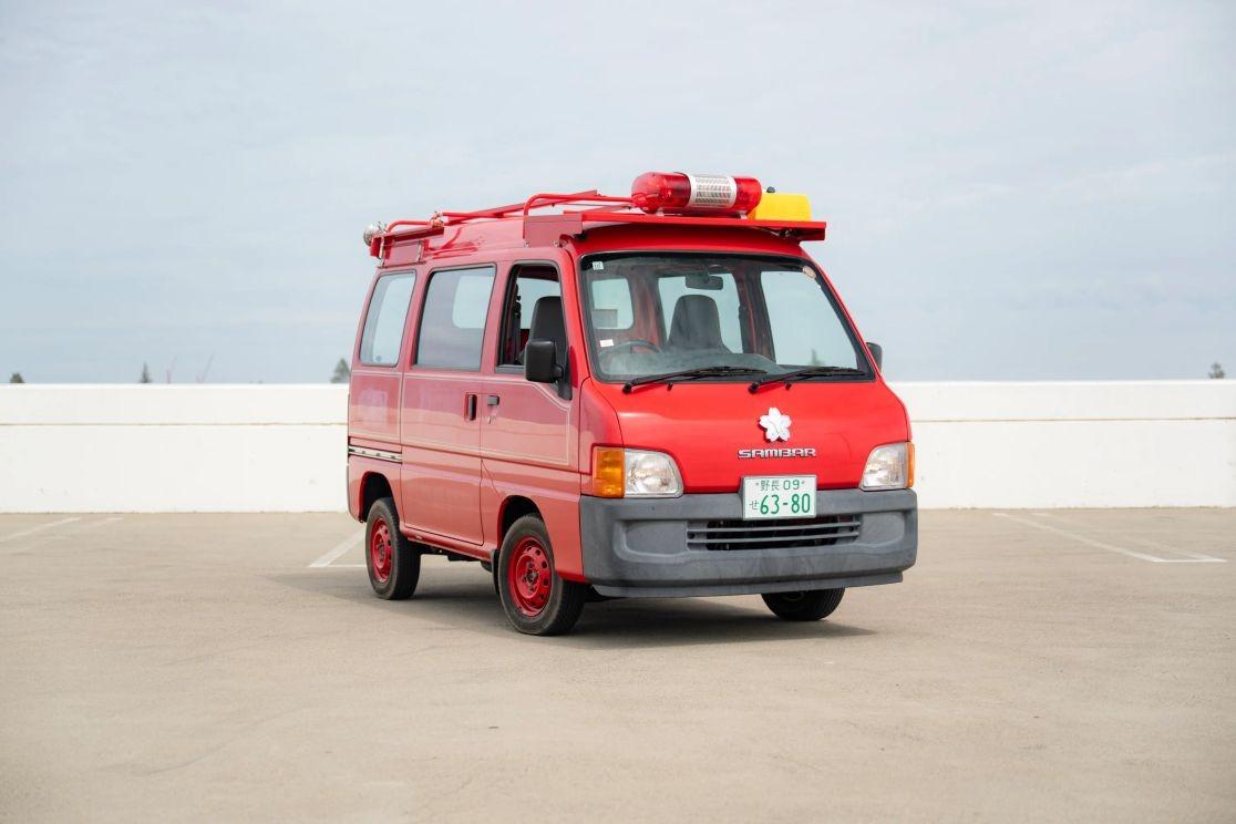 2000 Subaru Sambar Fire Van