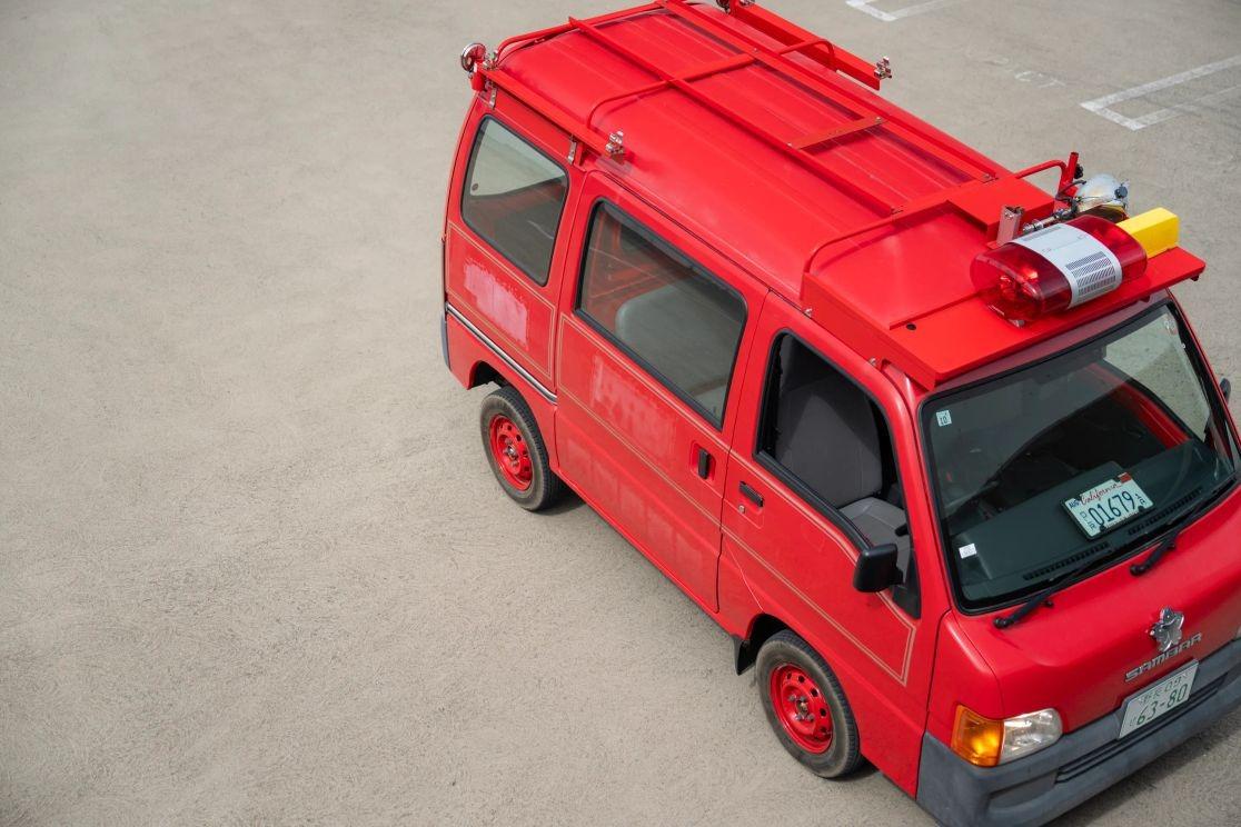 2000 Subaru Sambar Fire Van