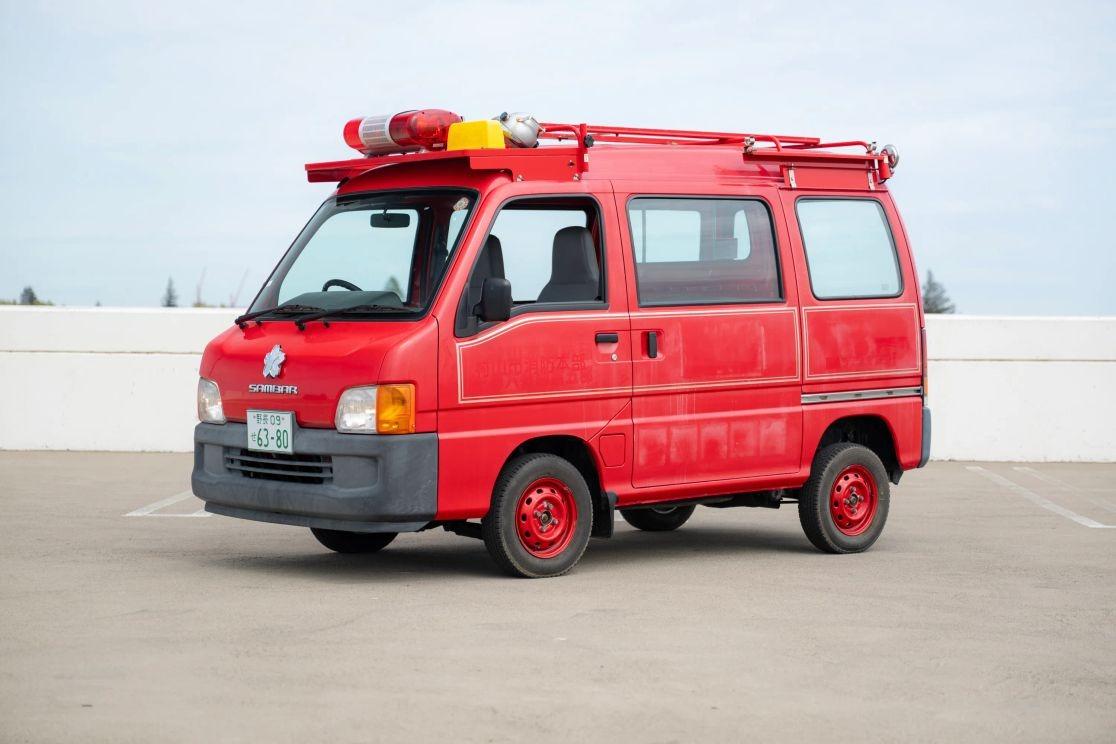 2000 Subaru Sambar Fire Van