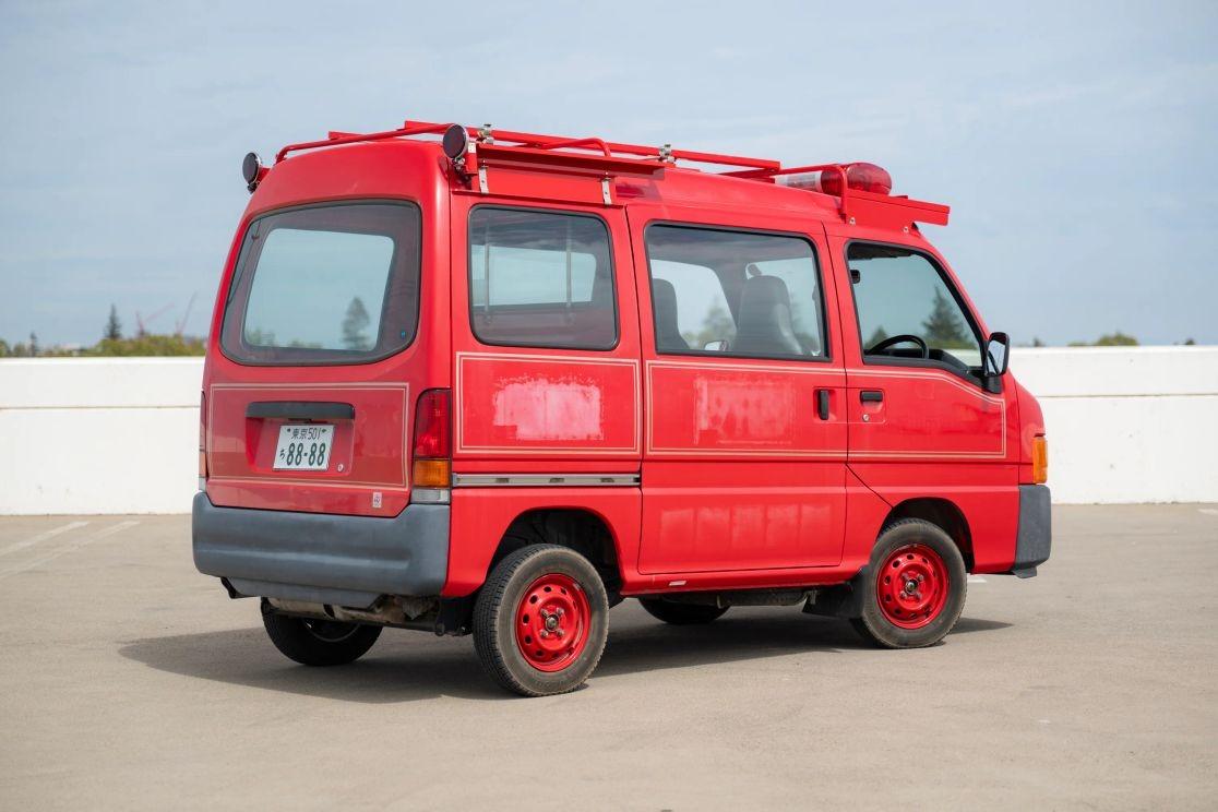 2000 Subaru Sambar Fire Van