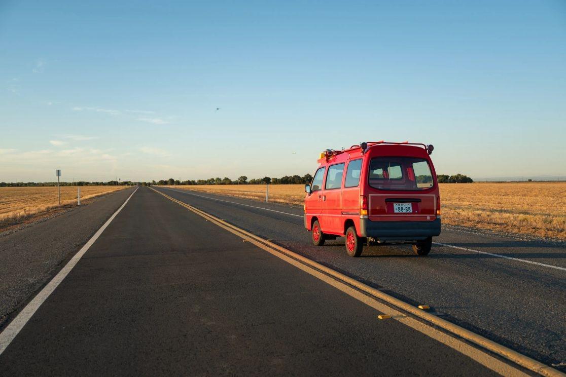 2000 Subaru Sambar Fire Van