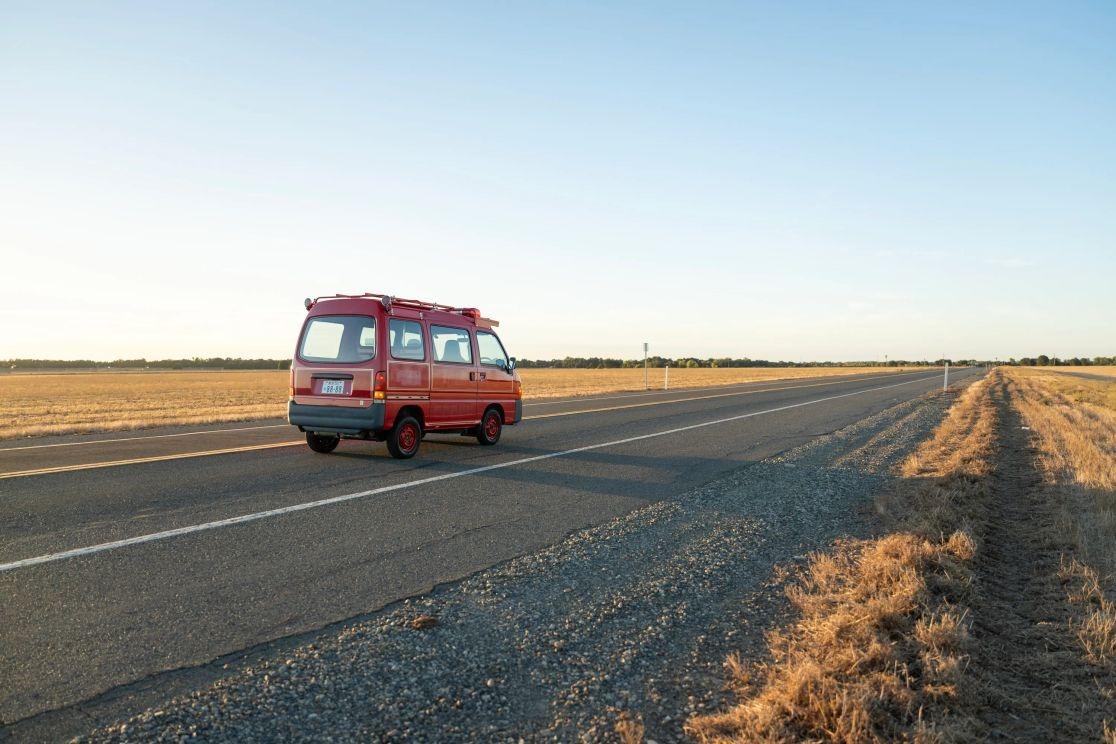 2000 Subaru Sambar Fire Van