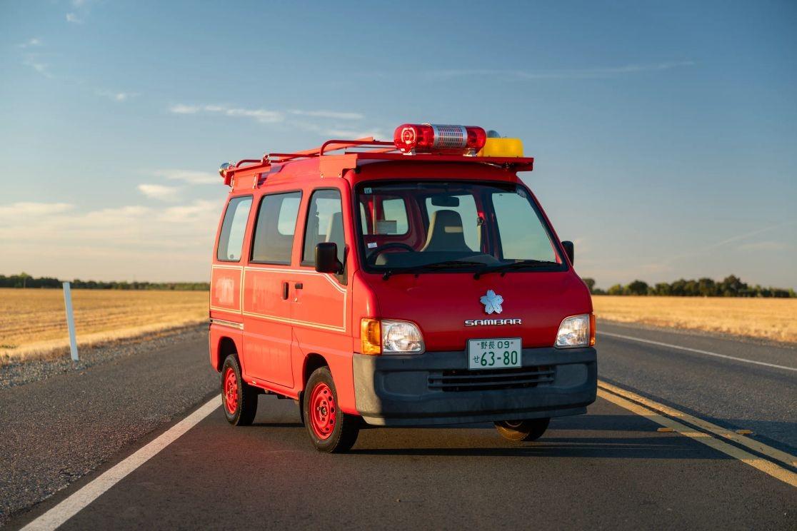 2000 Subaru Sambar Fire Van