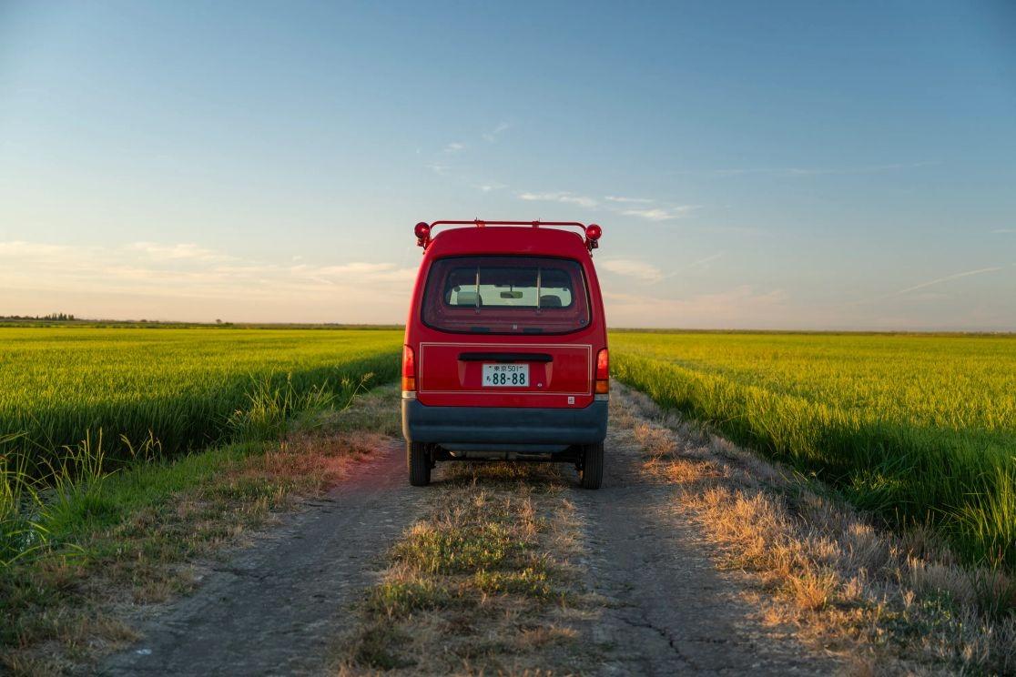 2000 Subaru Sambar Fire Van
