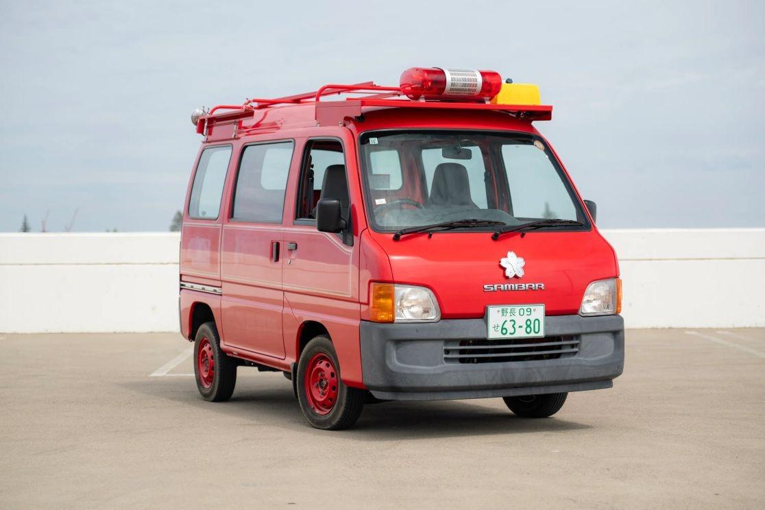 2000 Subaru Sambar Fire Van